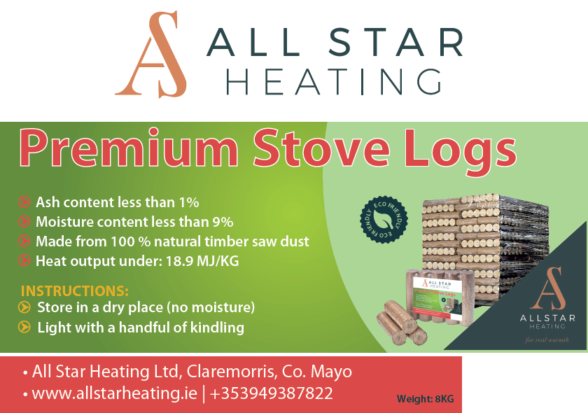 Image of All Star Heating Stove Logs Product Information
