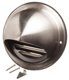 Image of a stainless steel external ventilation cover