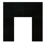 Image of Granite Insert for open fire and stoves