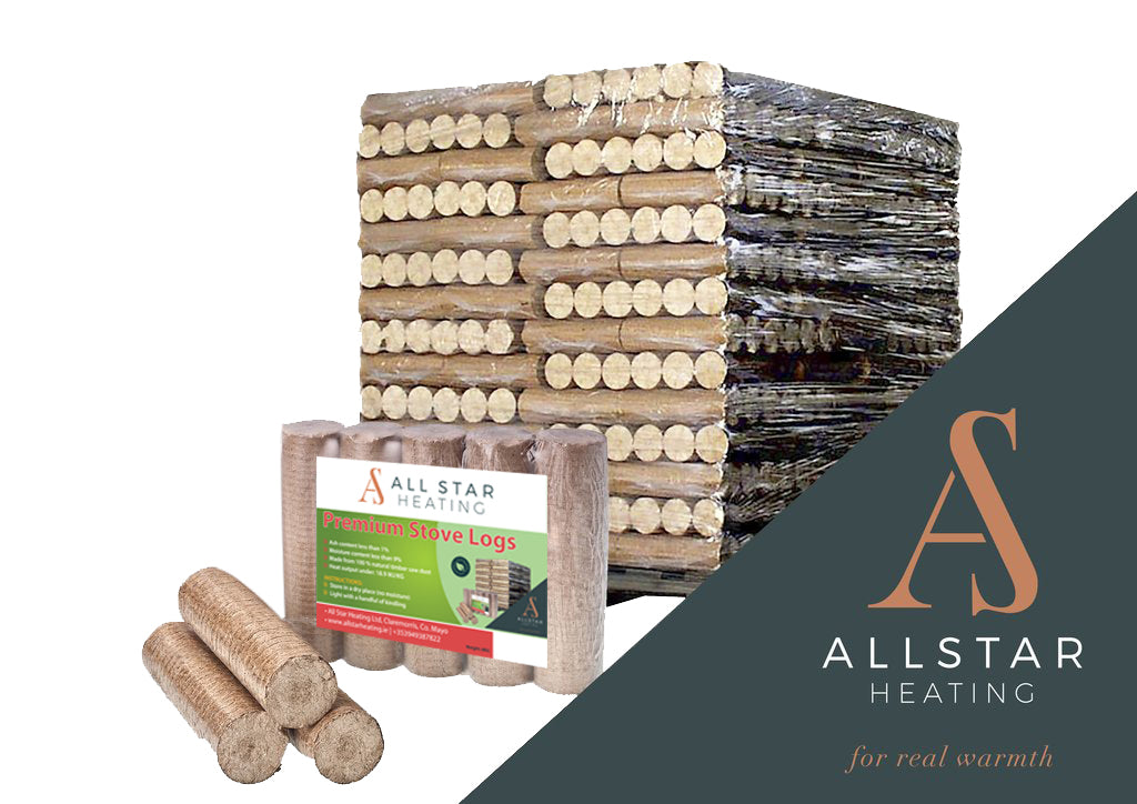 Image of All Star Eco Logs on a pallet