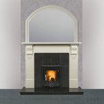 Kate Insert Stove Enamel Finish shown here with Victoria Fireplace